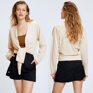 Dorothee Schumacher Sophisticated Softness Cashmere Cardigan Cream size 2 NWOT